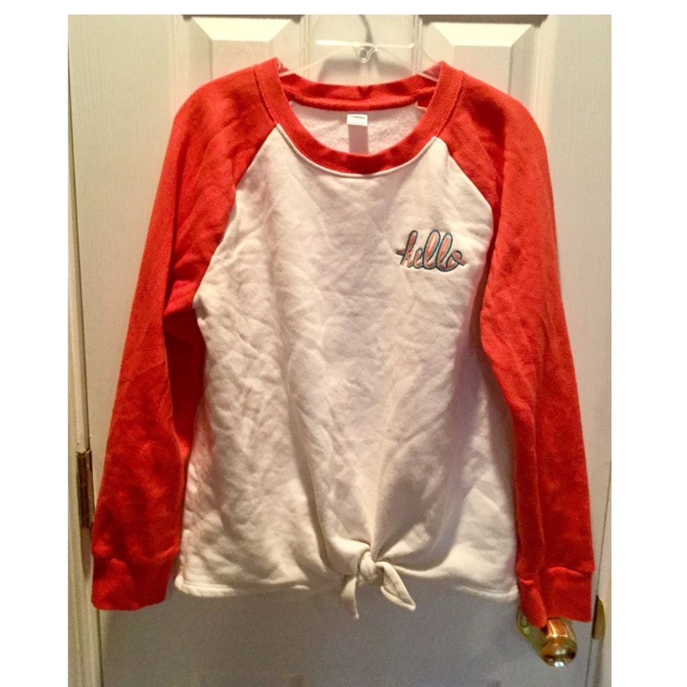 Old navy girl’s hello long sleeve shirt us size XL
